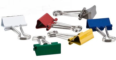 MAUL 10 Foldback Clip Vielzweck Klemmen 19 mm breit Klemmstärke 7 mm Klammer Heften *