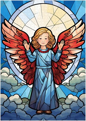 Buntglas Little Angel Puzzle 300/500/1000 Teile