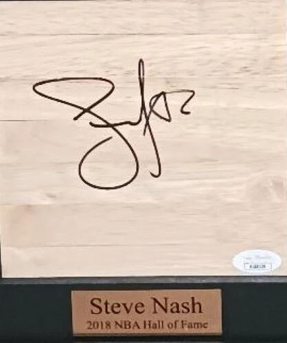 *STEVE NASH CUSTOM FRAME 11X20 PICTURE/AUTO FLOORBOARD JSA CERTIFIED AL88136* - Image 2 of 4