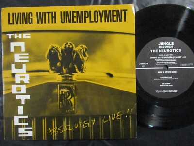 THE NEUROTICS Living With Unemployment / 7'' SP UK 1986 JUNGLE RECORDS JUNG 29