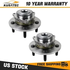 Pair Front Wheel Hub Bearing Assembly For 2002-2008 Dodge Ram 1500 Non-ABS 5 Lug