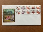 1985 22c Seashells, booklet pane 2117-21 Colorano "Silk" Cachet First Day Cover — photo 1