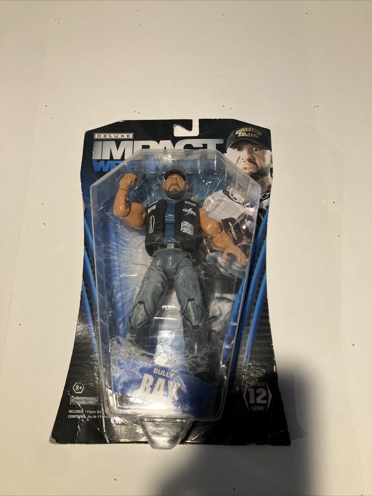BULLY RAY DUDLEY Impact Jakks Deluxe Series 12  Wrestling Figure  TNA