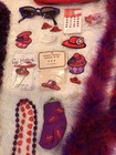 Red Hat Society HUGE LOT of Vintage & Collectibles Hats Purses Broaches Scarfs + — photo 4