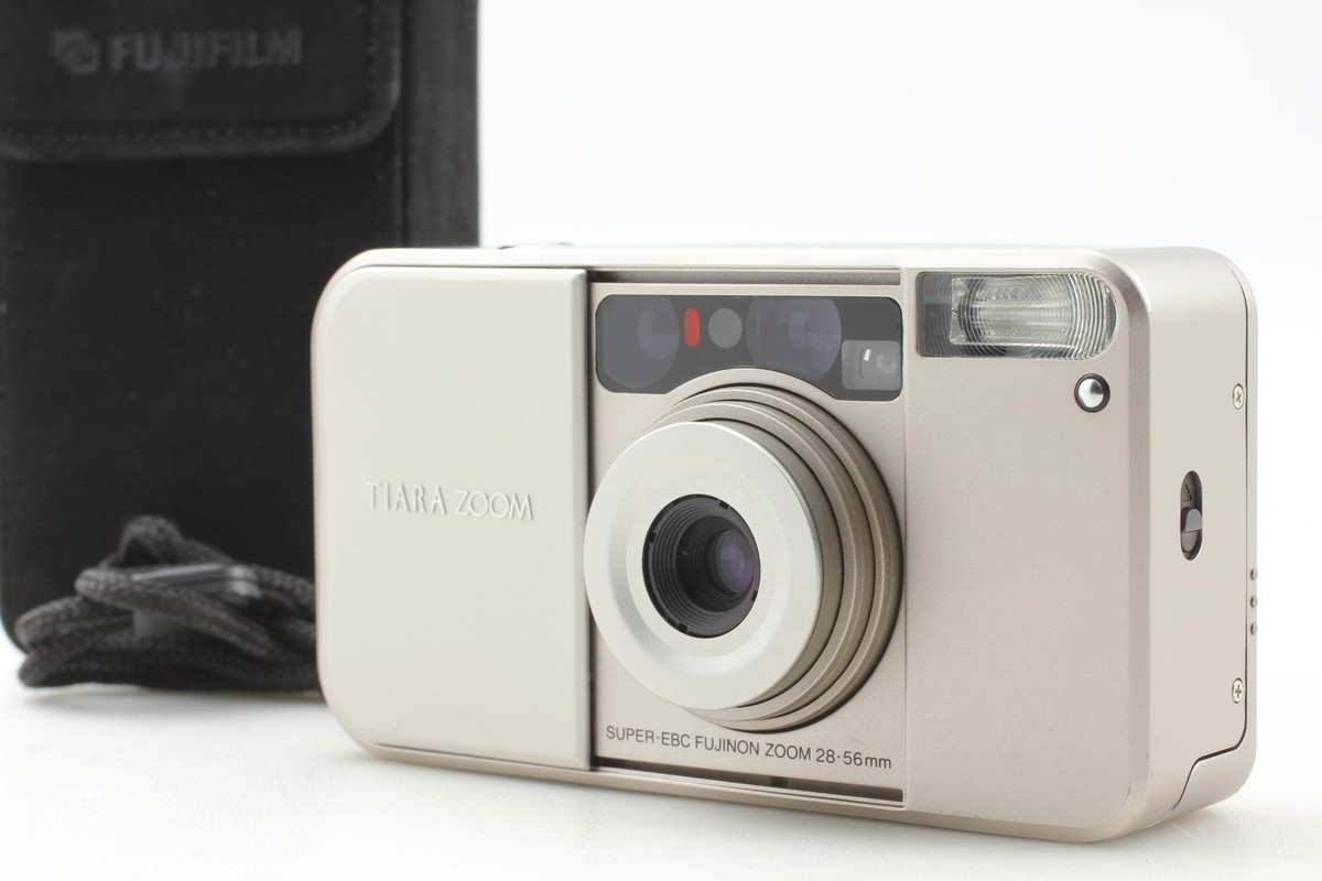 Top MINT w/Strap Case] Fuji Fujifilm Cardia Mini Tiara Zoom Film