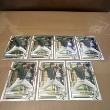 Mason Miller 2021 Bowman Draft Chrome 1st Bases (7) #BDC-85 A’s / Padres