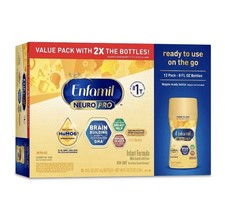 ENFAMIL NeuroPRO Infant Bottles 12 Pack 8 oz APR 2027 SEALED