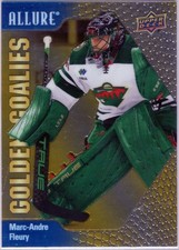 2023-24 Upper Deck Allure Lumber Masters Golden Goalies Polished Pros Insert Car