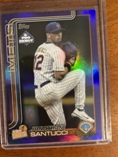 2025 Topps Pro Debut - Jonathan Santucci #PD-150 Purple Foil /299 (RC)