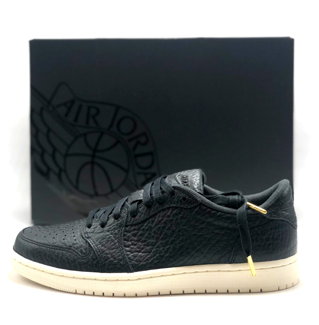 &ast;NEW&ast; Men Air Jordan 1 Retro Low NS &apos;Swoosh less&apos; Black&sol;Sail  &lpar;848775 005&rpar;👍