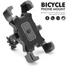 Motorcycle Phone Mount Auto Lock 100mph Military Anti-Shake Bike Phone Holder US
