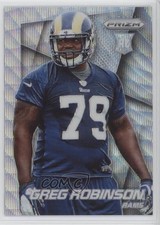 2014 Panini Prizm Light Blue Wave Prizm 16/99 Greg Robinson #211 0k0