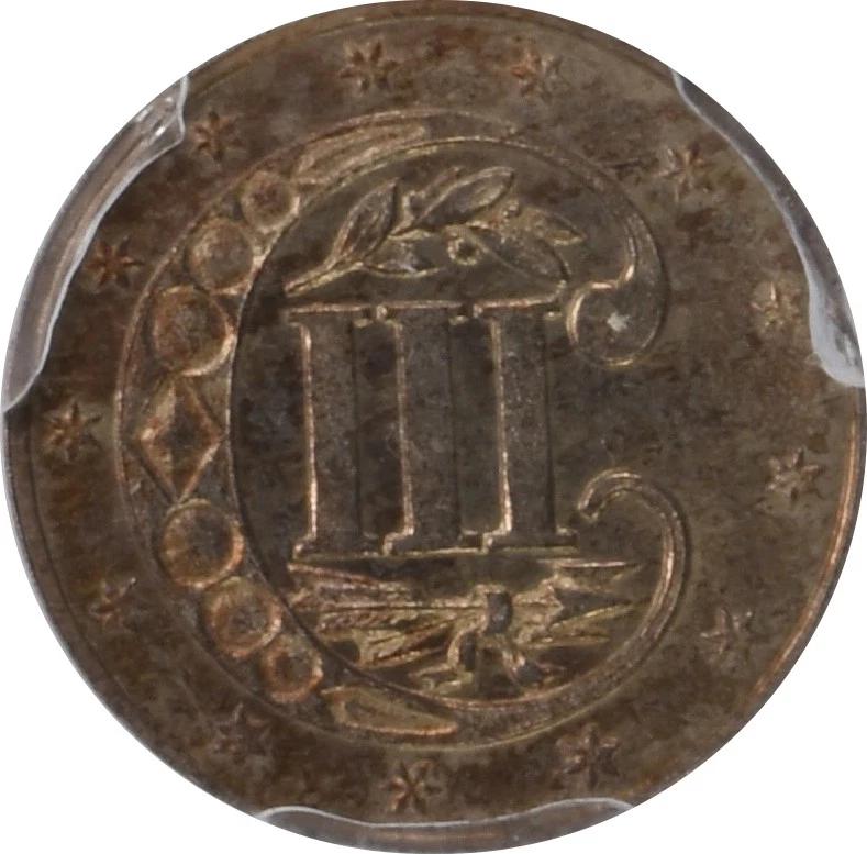 1865 Three Cent Silver PR65 PCGS - Image 4 of 4