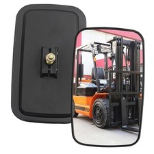 9x5.5in Universal Forklift Mirrors - Adjustable Glass Mirror for Truck,