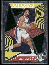 Cade Cunningham 2021-22 Panini Illusions Amazing Asia Red and Yellow #1 Pistons