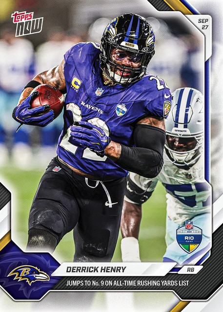 Derrick Henry 2026-27 NFL Topps NOW Card 34 Presale