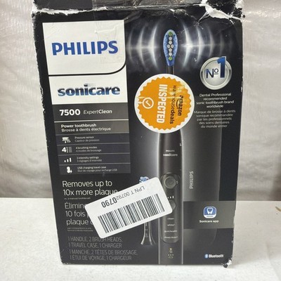 Philips ExpertClean 7500 Black Rechargeable Electric Toothbrush - (HX9690/05)