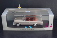 Mercedes-Benz W111 280SE3.5 Cabriolet 1/43 Spark 1/43 MINIMAX Diecast Car Un
