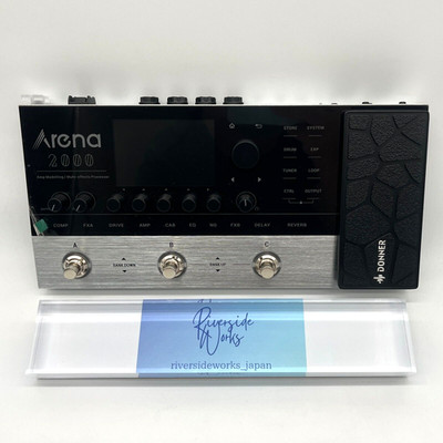 Donner Arena 2000 Multieffektpedal 278 Effekte 100 IRs Looper gebraucht getestet