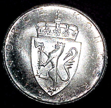 1964 NORWAY SILVER 10 KRONER..........MIN. BID .01 & NO RESERVE!