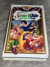Snow White and the Seven Dwarfs VHS, 1994 Disney Masterpiece  LIKE NEW 