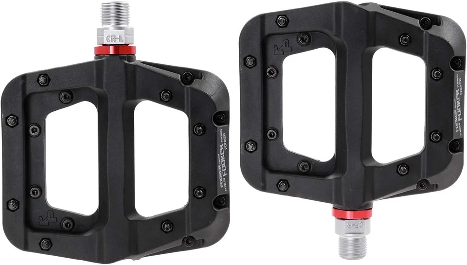 Pedales FOOKER MTB Pedales Bicicleta de Montaña 3 Rodamientos Antideslizantes Ligeros Fibra de Nylon Foto 2 de 4