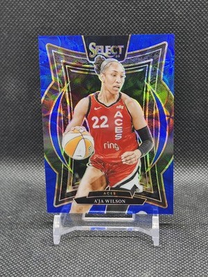 845@ 2025 Panini Select WNBA  A'ja Wilson #56 Blue Scope Prizm /199