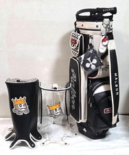 1DAY SHIP MALBON GOLF Caddy Bag Stand Type King 7-way 3.8Kg w/Hood cover