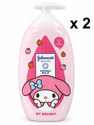 Johnson's Aroma Milk My Melody Peach Apricot 500ml x2 2026 New Design Japan