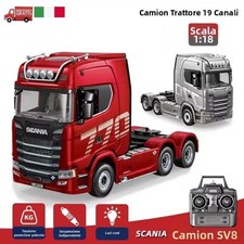 HUINA 1501 Auto Trattore Camion Rimorchio Telecomandato RC 19 CH Scania 1:18