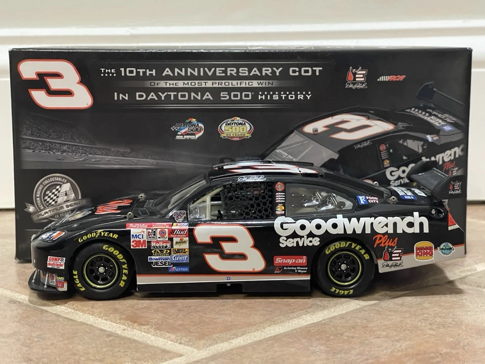 Dale Earnhardt Goodwrench 1998 Daytona 500 ganar aniversario COT acción 1/24 Foto 2 de 4