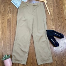 Brooks Brothers Tan Wool Straight Leg Dress Pants SIZE 6