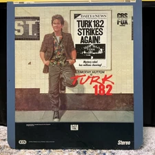 RARE Turk 182 CBS FOX CED Selectavision Videodisc Timothy Hutton
