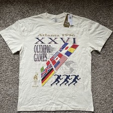 Atlanta 1996 Olympics Heritage T-Shirt XL New With Tags Olympic Games XXVI