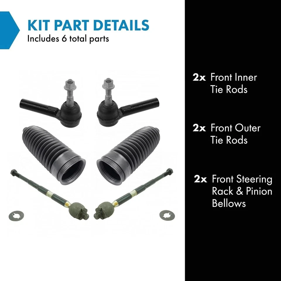 Kit de dirección delantera para Chevrolet Equinox y GMC Terrain 2010-2017 🔧 Foto 2 de 4