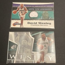 David Wesley 2000-01 Fleer Game time Uniformity! 