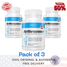 3 Packs Fisico Arthrozene Natural Joint Health Supplement New - EXP 12/2026