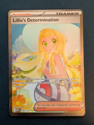 Lillie's Determination SIR 184/132 Pokemon Mega Evolutions Near