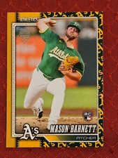 2026 Topps Series 1 Mason Barnett RC Team Logo Border #273 SP Athletics NM-MT