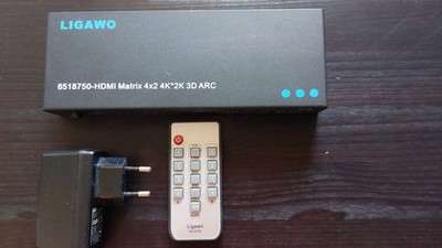 Ligawo 6518750 / Hdmi Matrix, 4 × 2 4K*2K 3D ARC