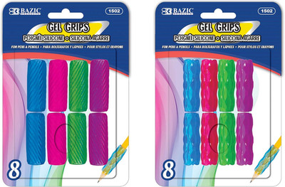 Pencil Grip   Assorted Color Soft Gel Pen Grip, Comfort Pencil Grip, Ergonomic P