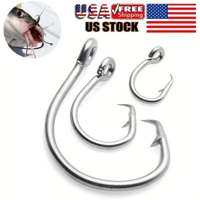 50pcs Stainless Steel Big Game sea Fishing Hook Tuna Circle Hook 8/0-14/0 39960D | eBay 50pcs Stainless Steel Big Game sea Fishing Hook Tuna Circle Hook 8/0-14/0 39960D | eBay