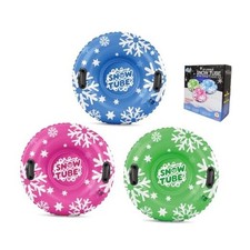 Snow Tube, 3 Packs Sledding Snow Tube Sports Inflatable Snow Sled Thickened