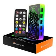 ARGB Fan HUB, 9/10 Port 4 Pin PC Fan Controller, 5V-3Pin LED Hub, J-10 Pro