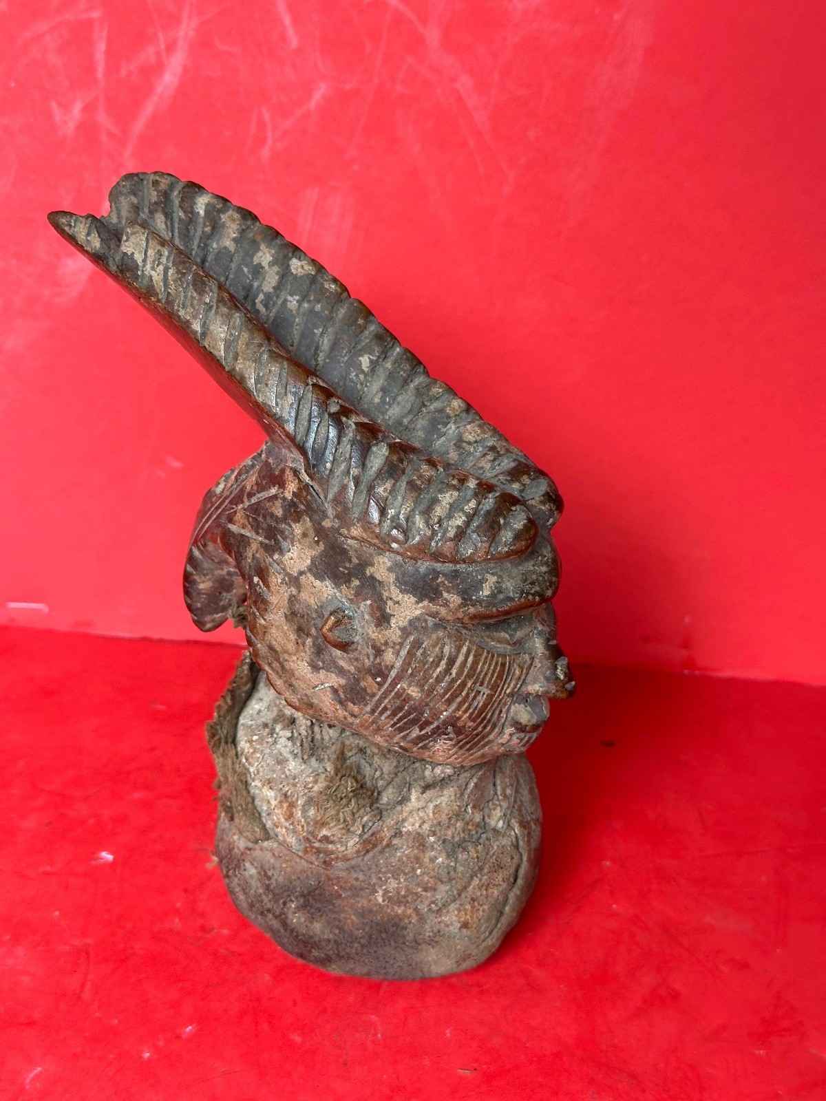 Antique Mende Power Figure - Yassi Society Ritual Art - Sierra Leone