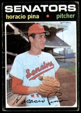 1971 Topps Horacio Pina RC Washington Senators #497