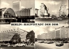 RPPC Berlin Hauptstadt Der DDR vintage postcard y730