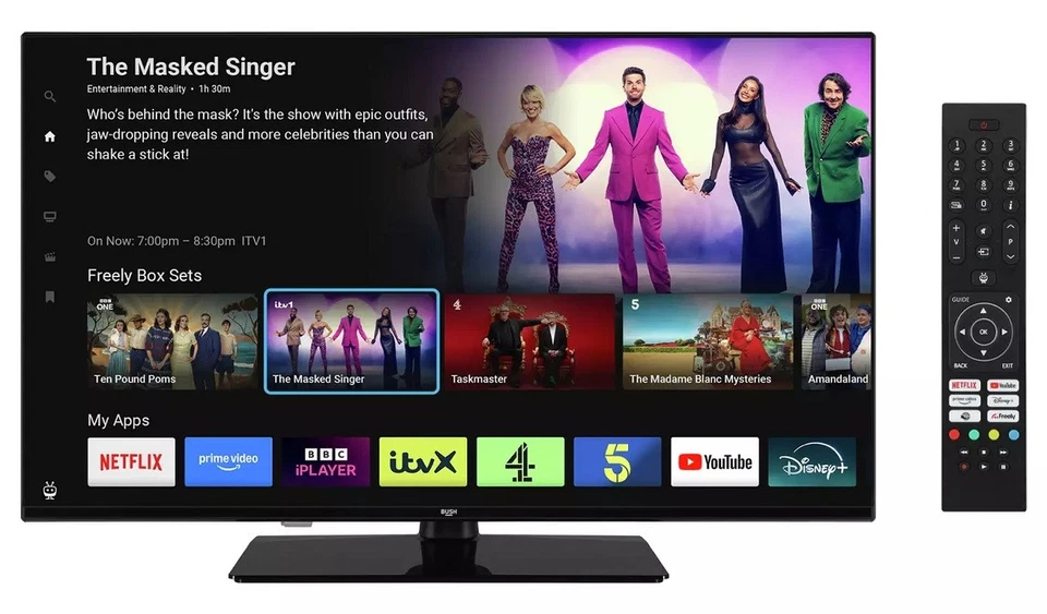 Bush 40 Inch TV SMART Freely TV 40FT25CB Full HD 1080p HDR10 TiVo LED TV - Image 3 of 4