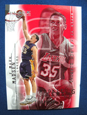2001 UD Black Diamonds Basketball Rookie Gems 1790/2000 Mark Madsen Lakers #96