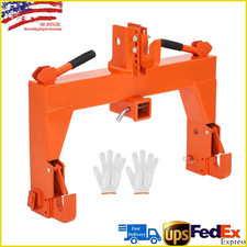 3 Point Quick Hitch For Category 1 & 2 Tractors With 2" Receiver Hitch 3000 Lbs